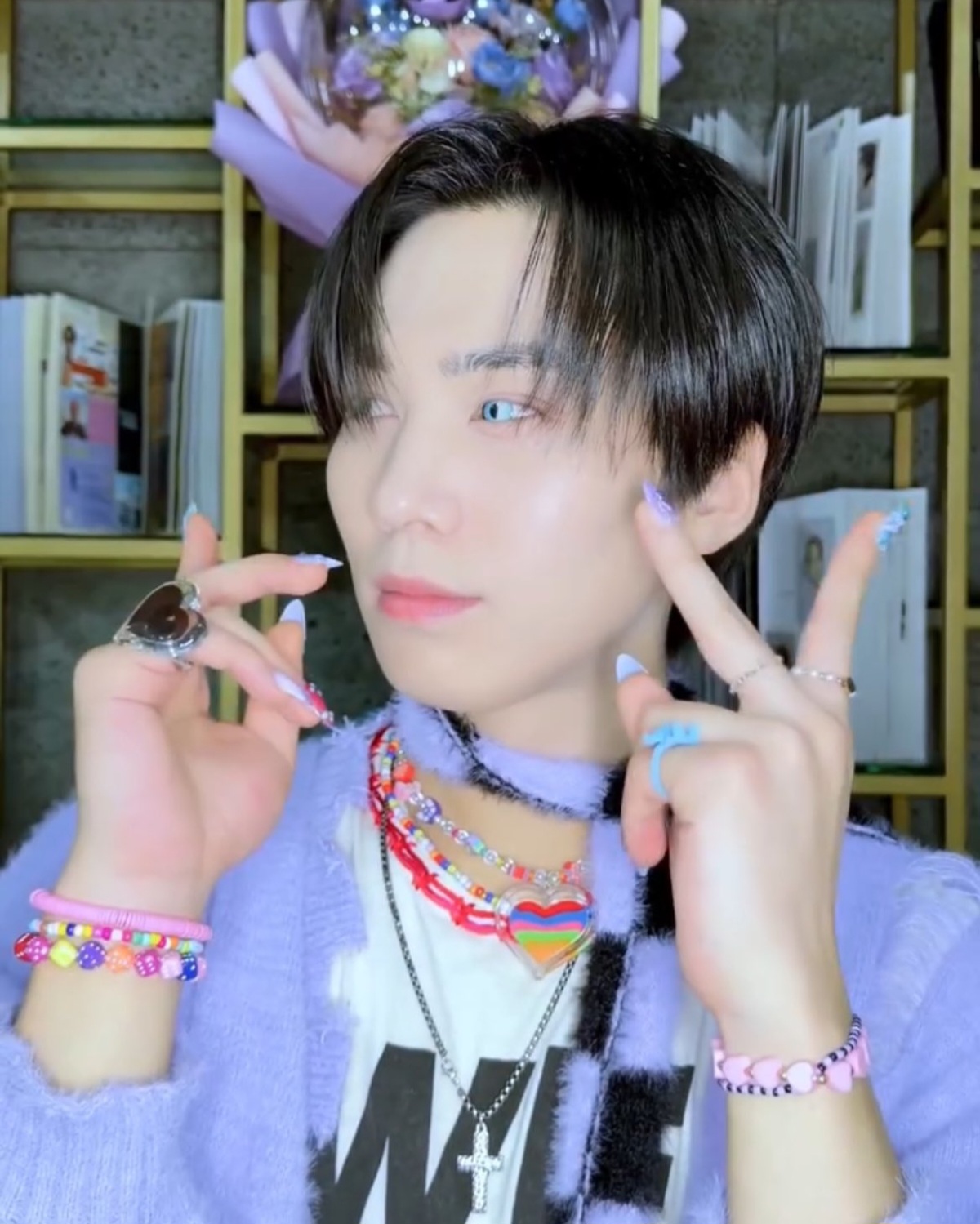 A moment captured by Rocky's fan