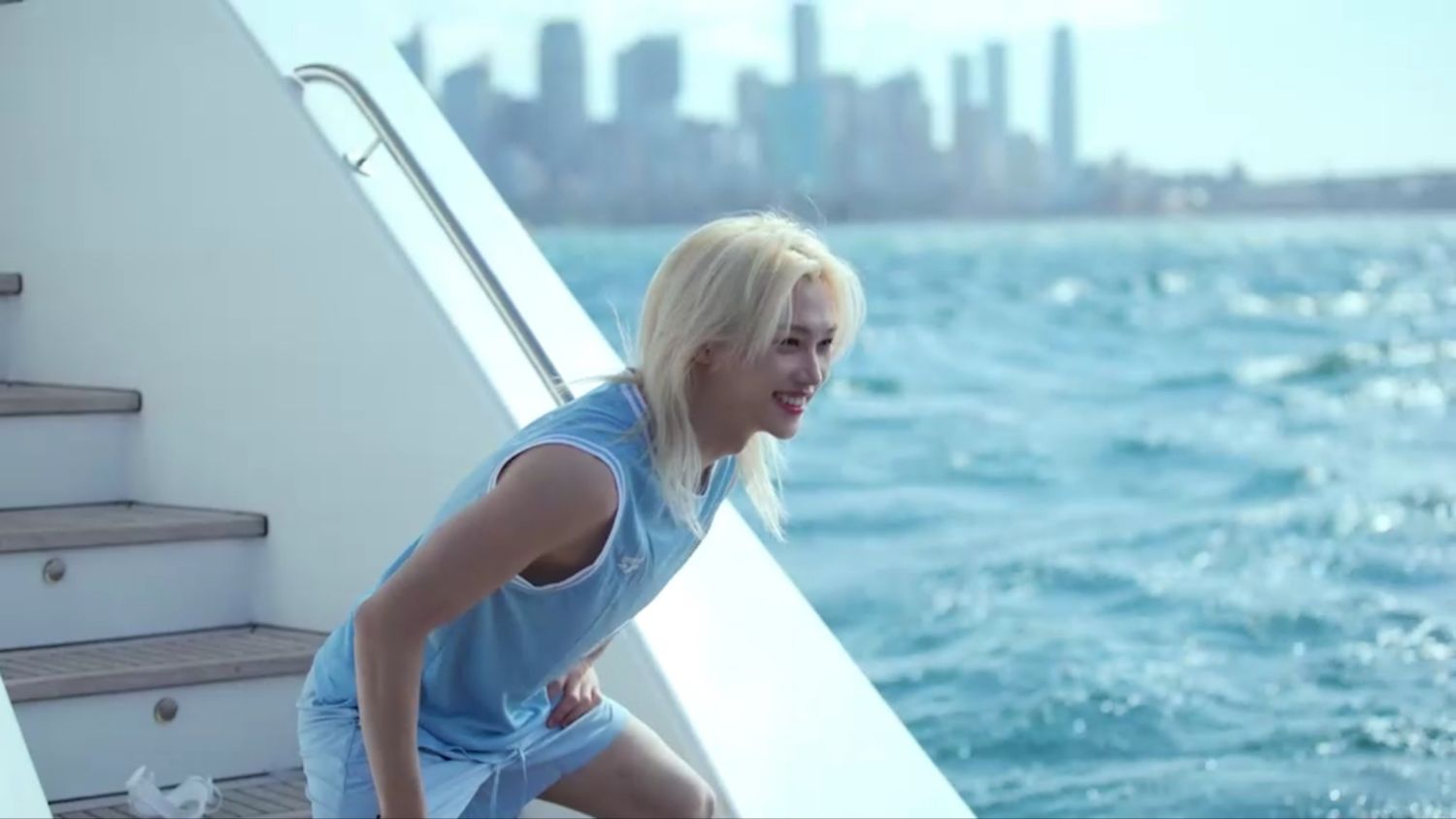 Recent activity shot of Felix (Stray Kids)