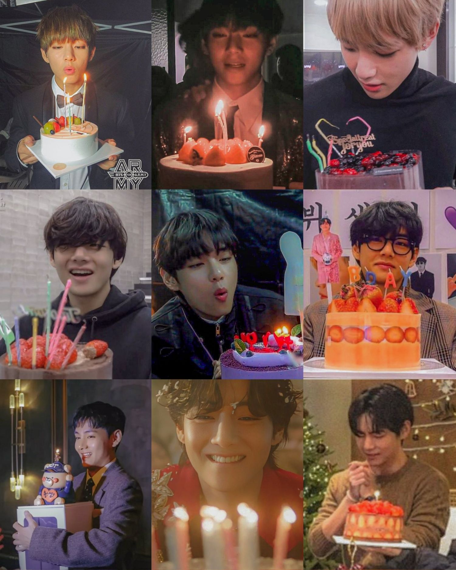 뷔 (방탄소년단)의 비하인드 컷