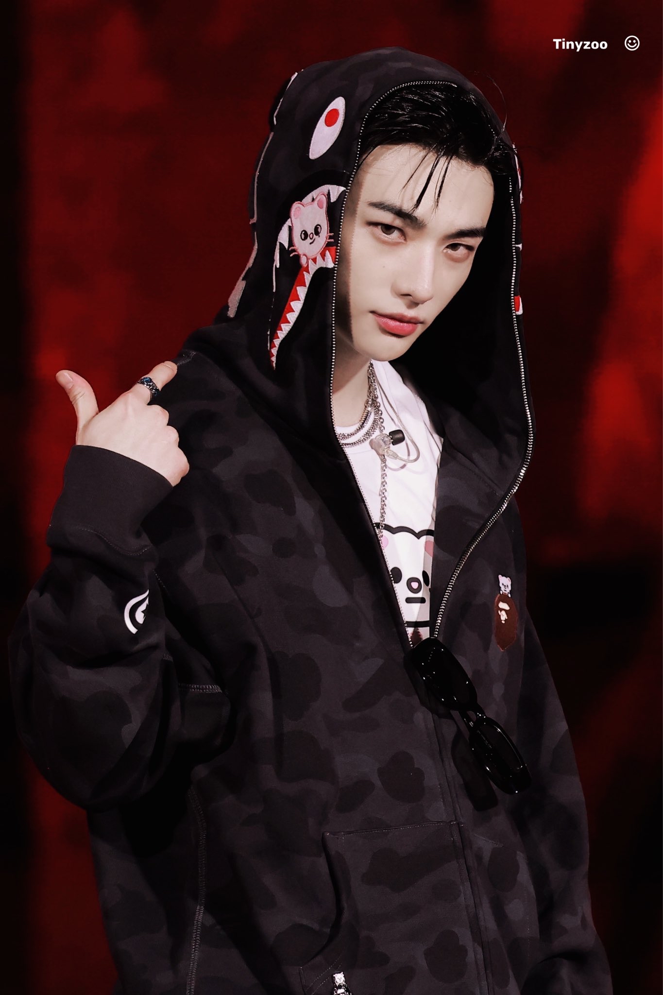 A moment captured by Hyunjin (Stray Kids)'s fan