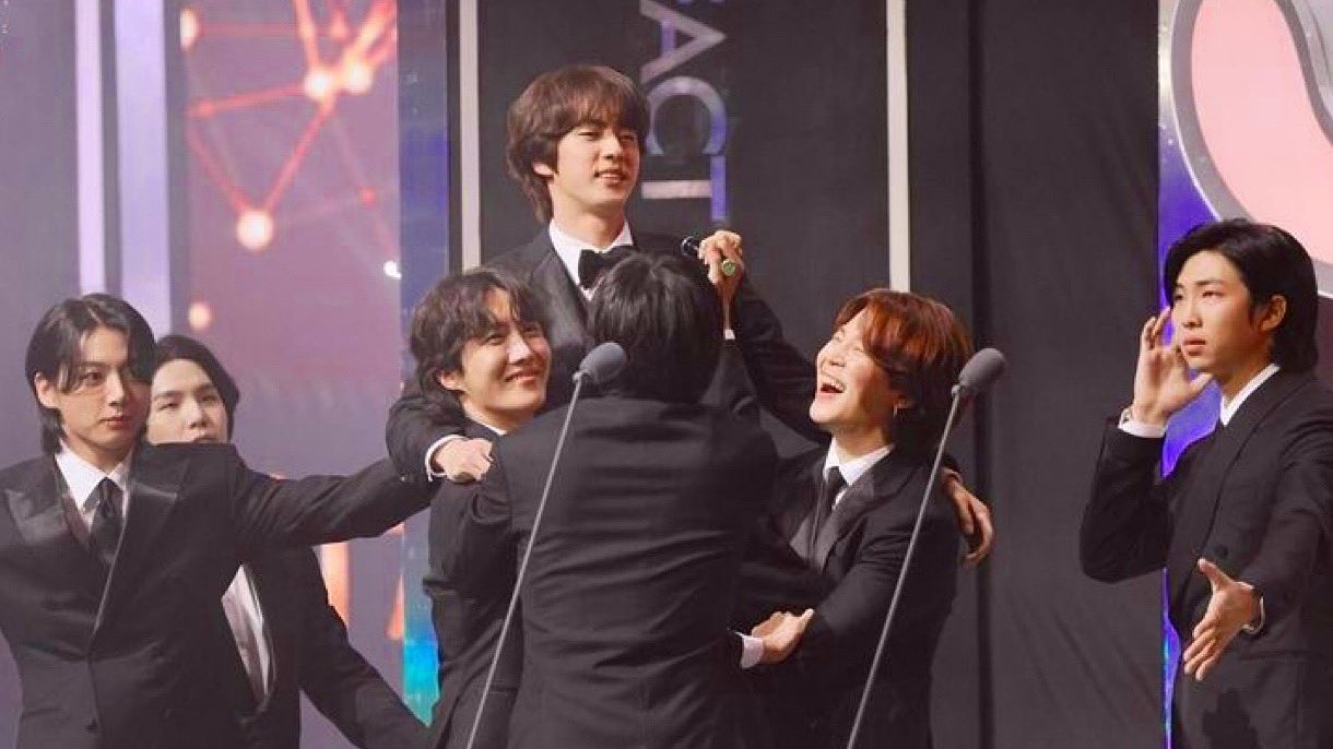 BTSの舞台裏ショット