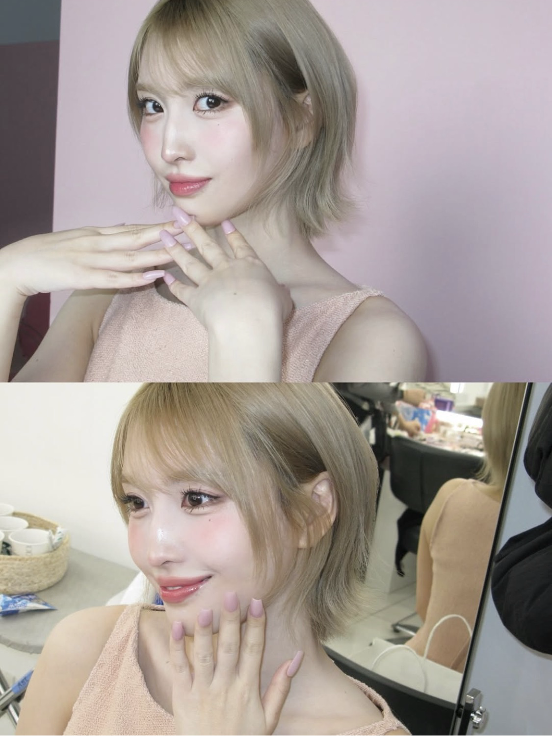 A moment captured by Momo (TWICE)'s fan