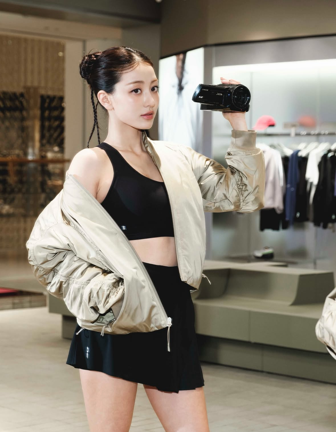 志效 (TWICE)粉丝拍下的瞬间