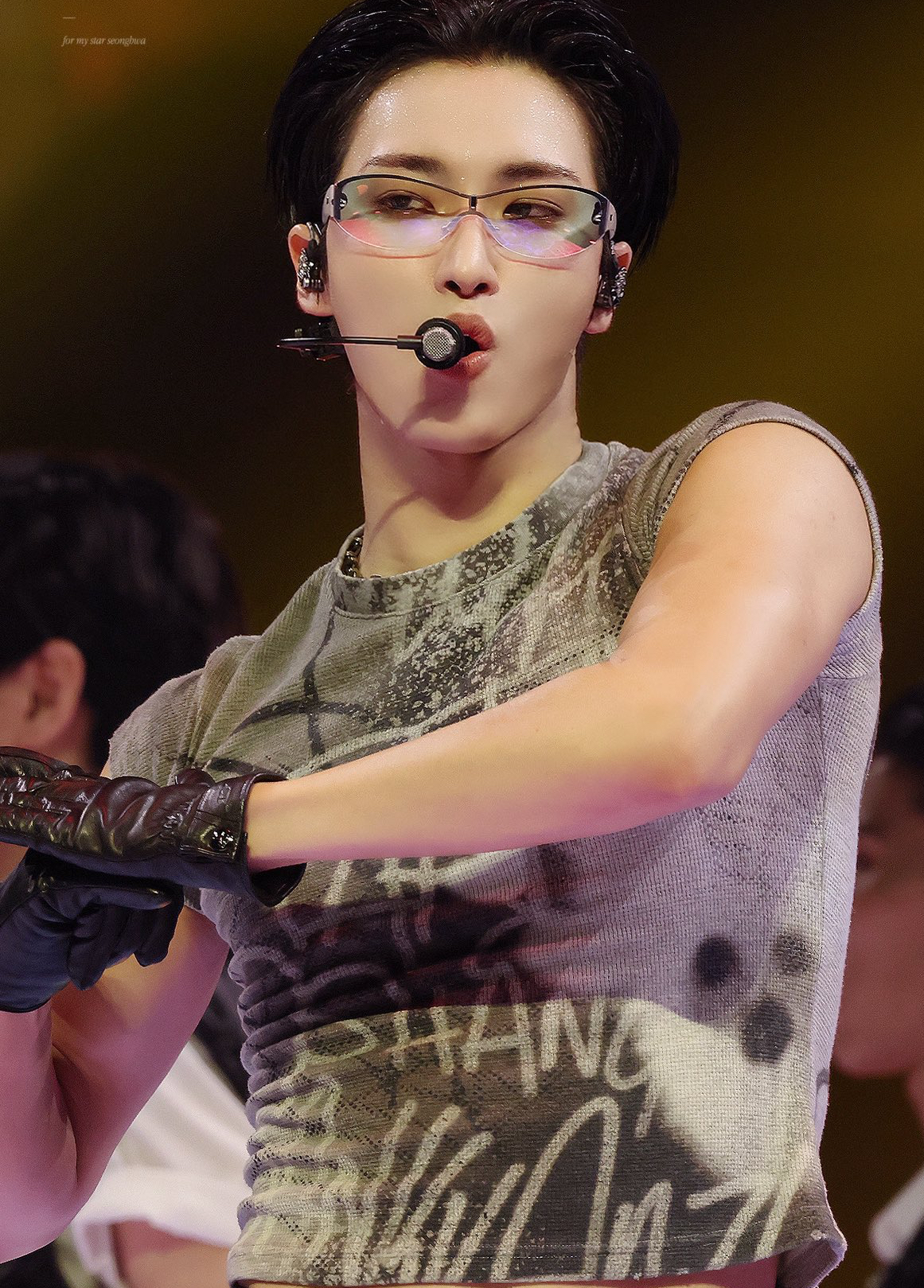 Recent activity shot of Seonghwa (ATEEZ)