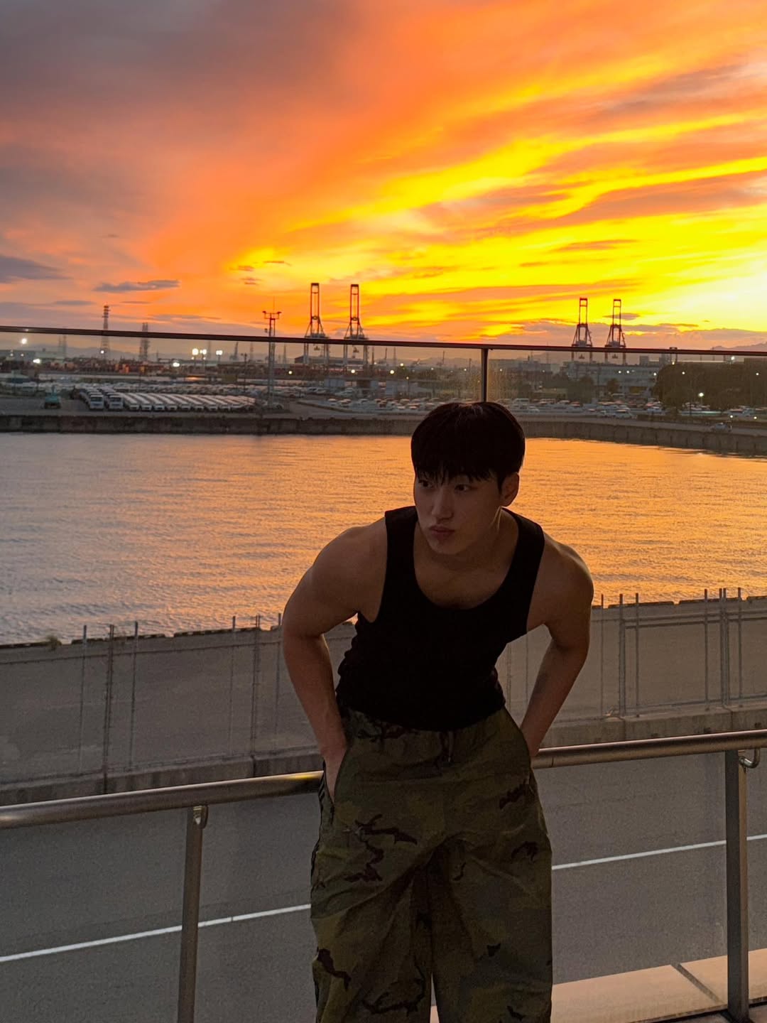 A moment captured by San (ATEEZ)'s fan