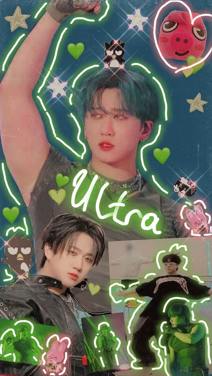 Wallpaper spesial buatan penggemar Changbin (Stray Kids)