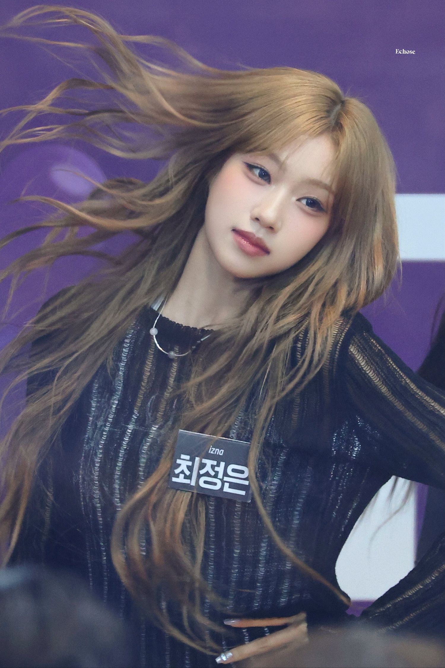 Behind-the-scenes cut of Choi Jungeun (izna)