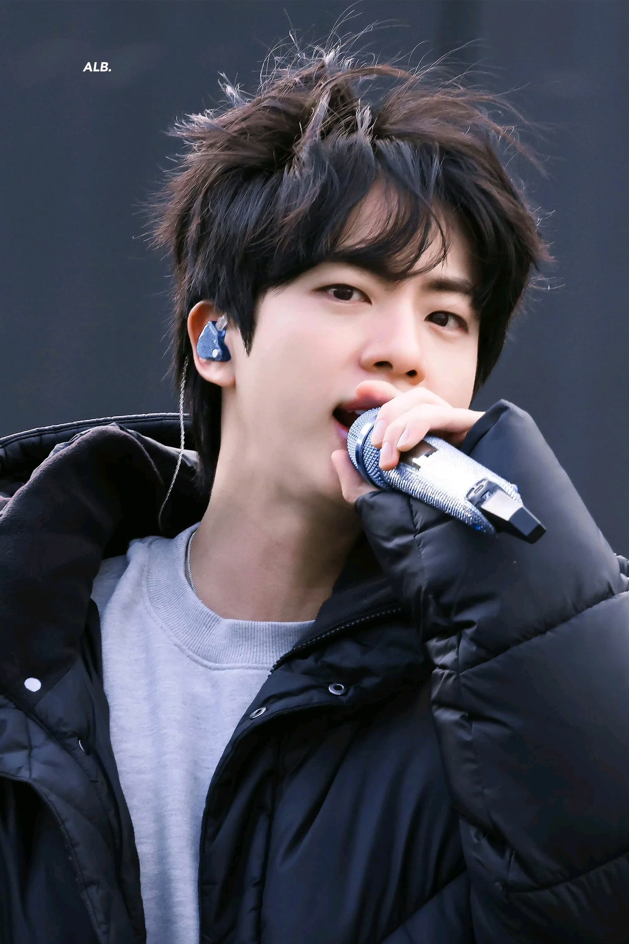 A moment captured by Jin (BTS)'s fan