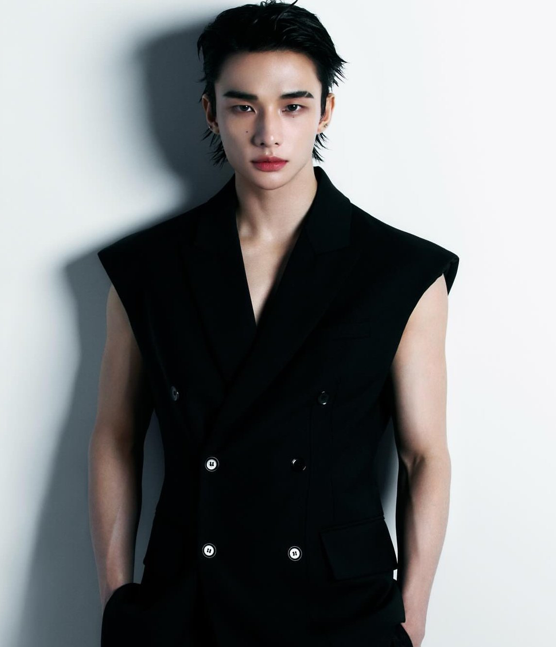 Behind-the-scenes cut of Hyunjin (Stray Kids)