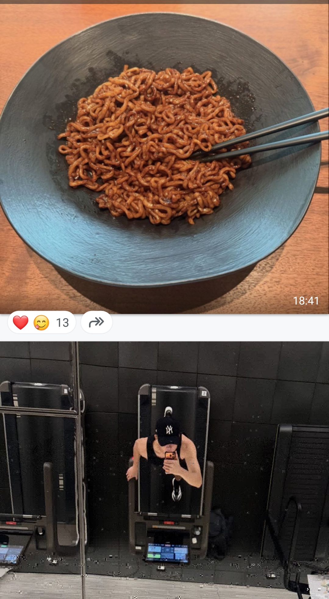 A moment captured by RM (BTS)'s fan