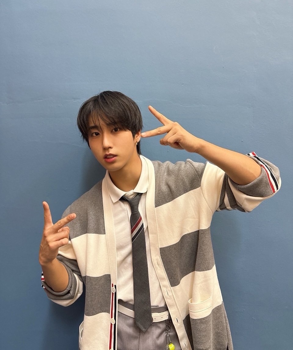 A moment captured by HAN (Stray Kids)'s fan