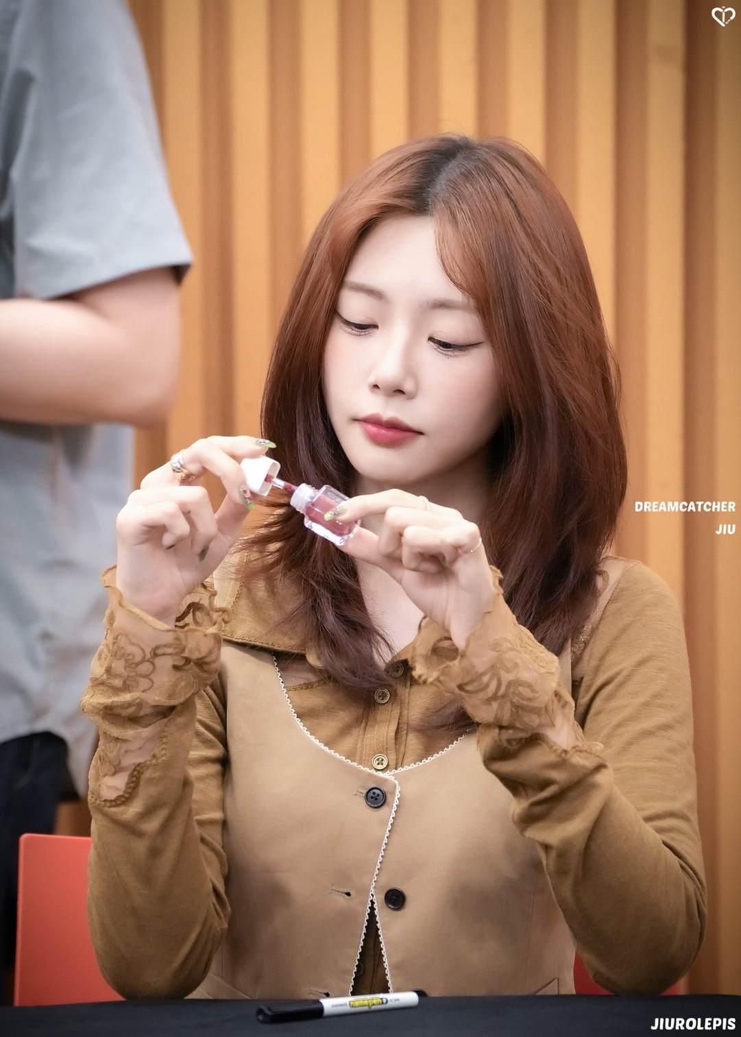Recent activity shot of JI U (DREAMCATCHER)