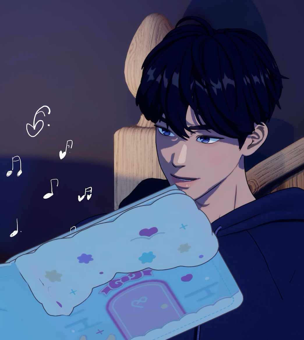 A moment captured by Yejun (PLAVE)'s fan