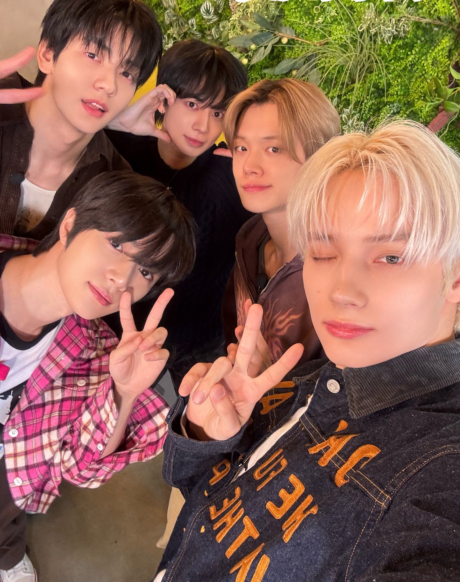 Recent activity shot of TOMORROW X TOGETHER