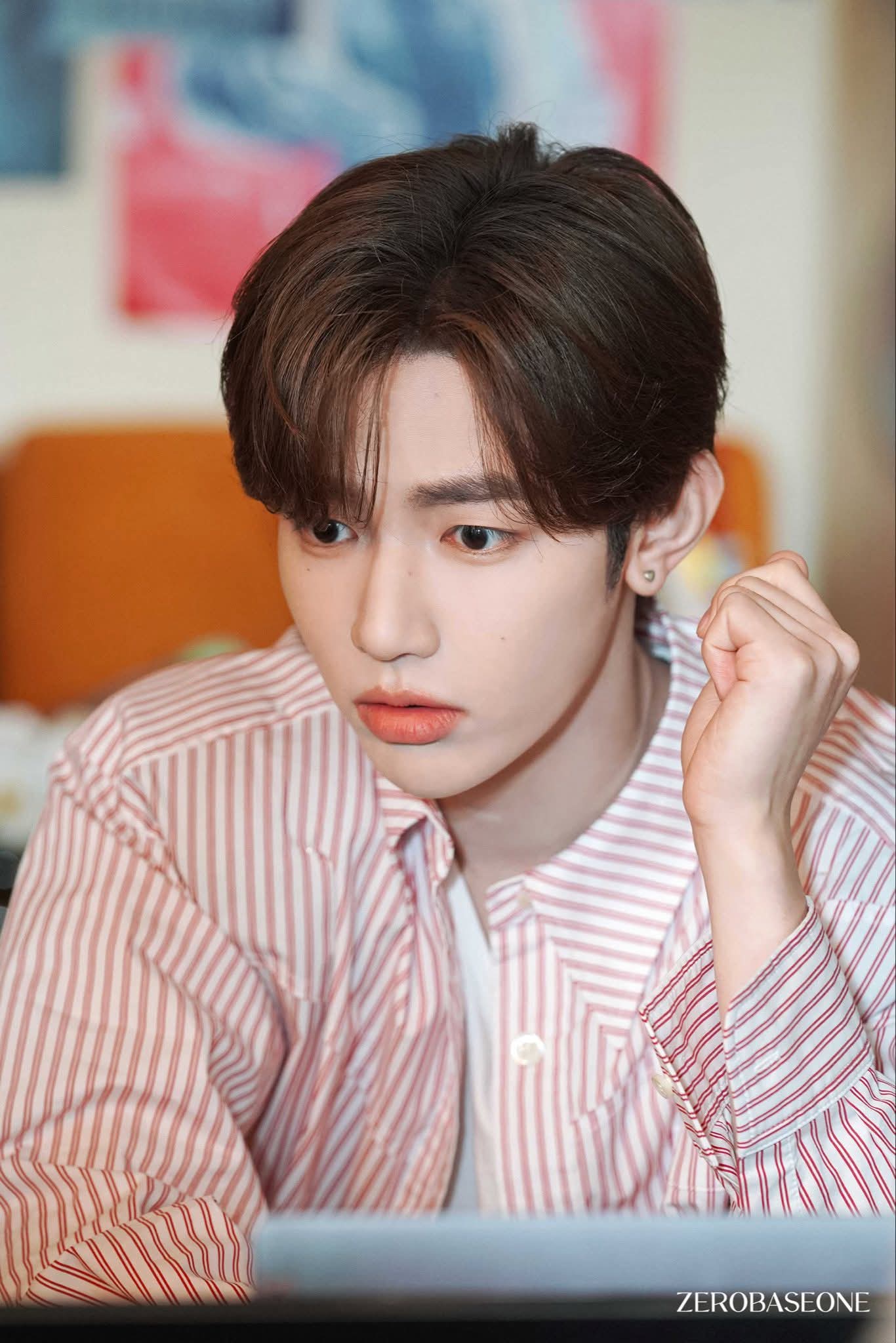 A moment captured by Zhang Hao (ZEROBASEONE)'s fan