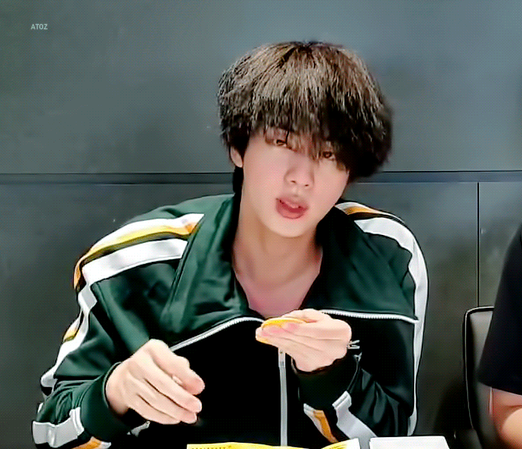 Recent activity shot of Jin (BTS)