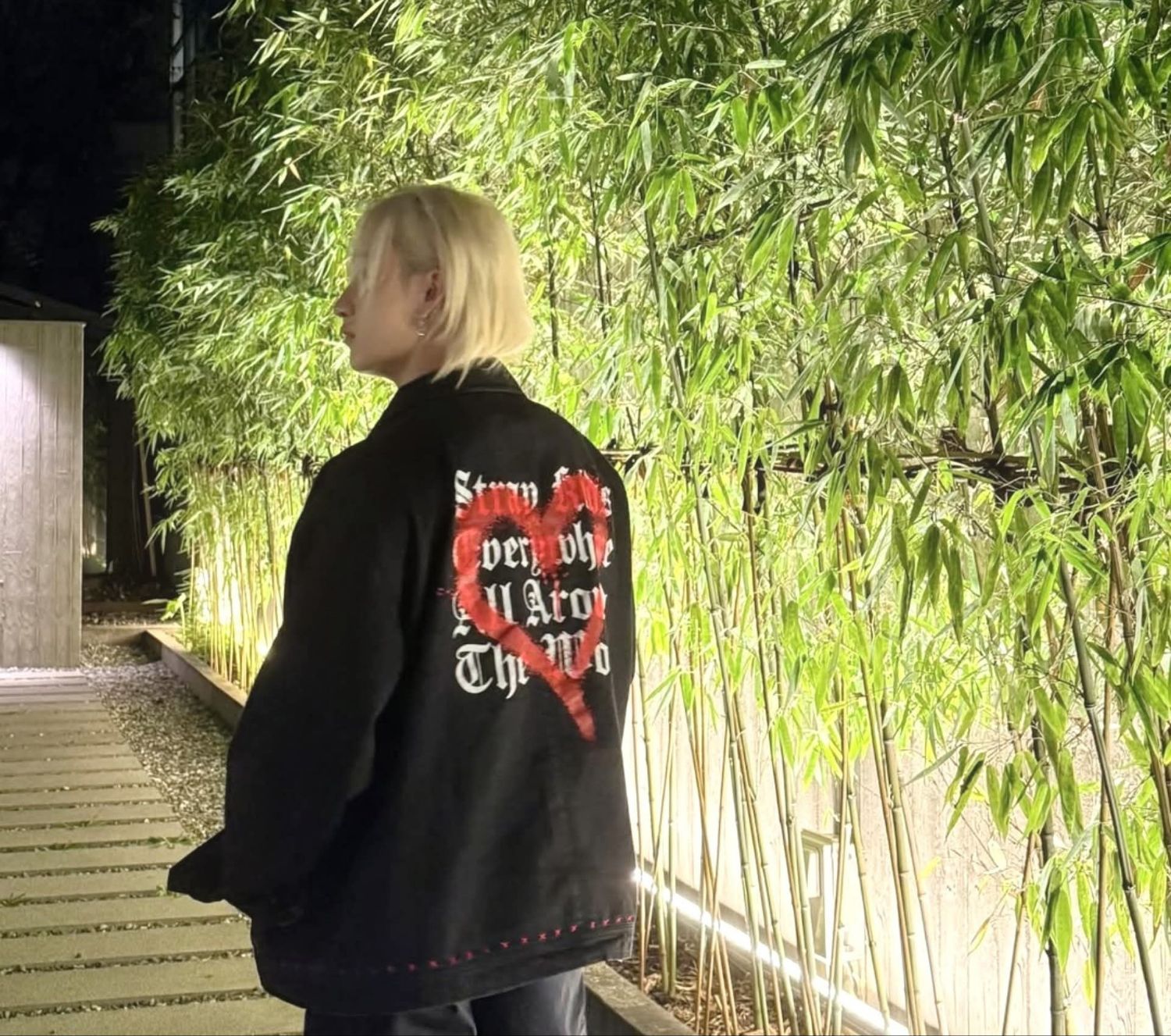 Recent activity shot of Bang Chan (Stray Kids)