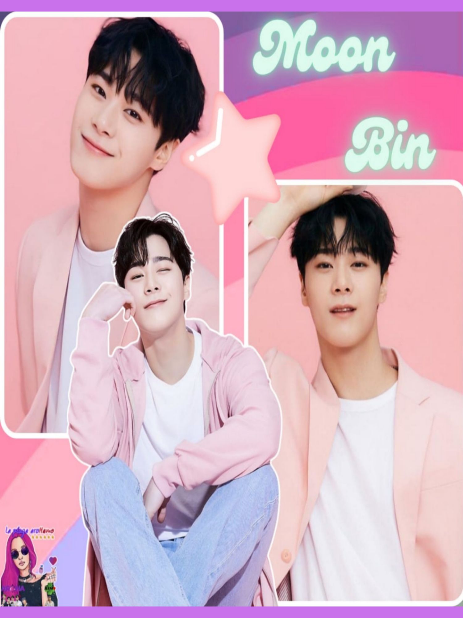 Recent activity shot of Moonbin (ASTRO)