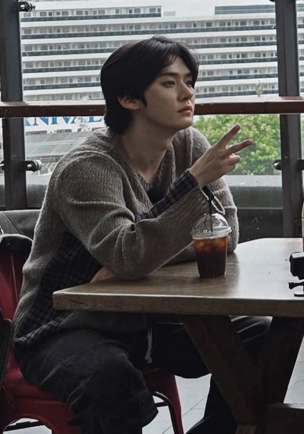 Recent activity shot of Lee Know (Stray Kids)