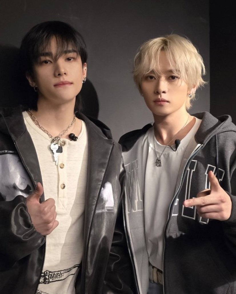 Recent activity shot of Lee Know (Stray Kids)