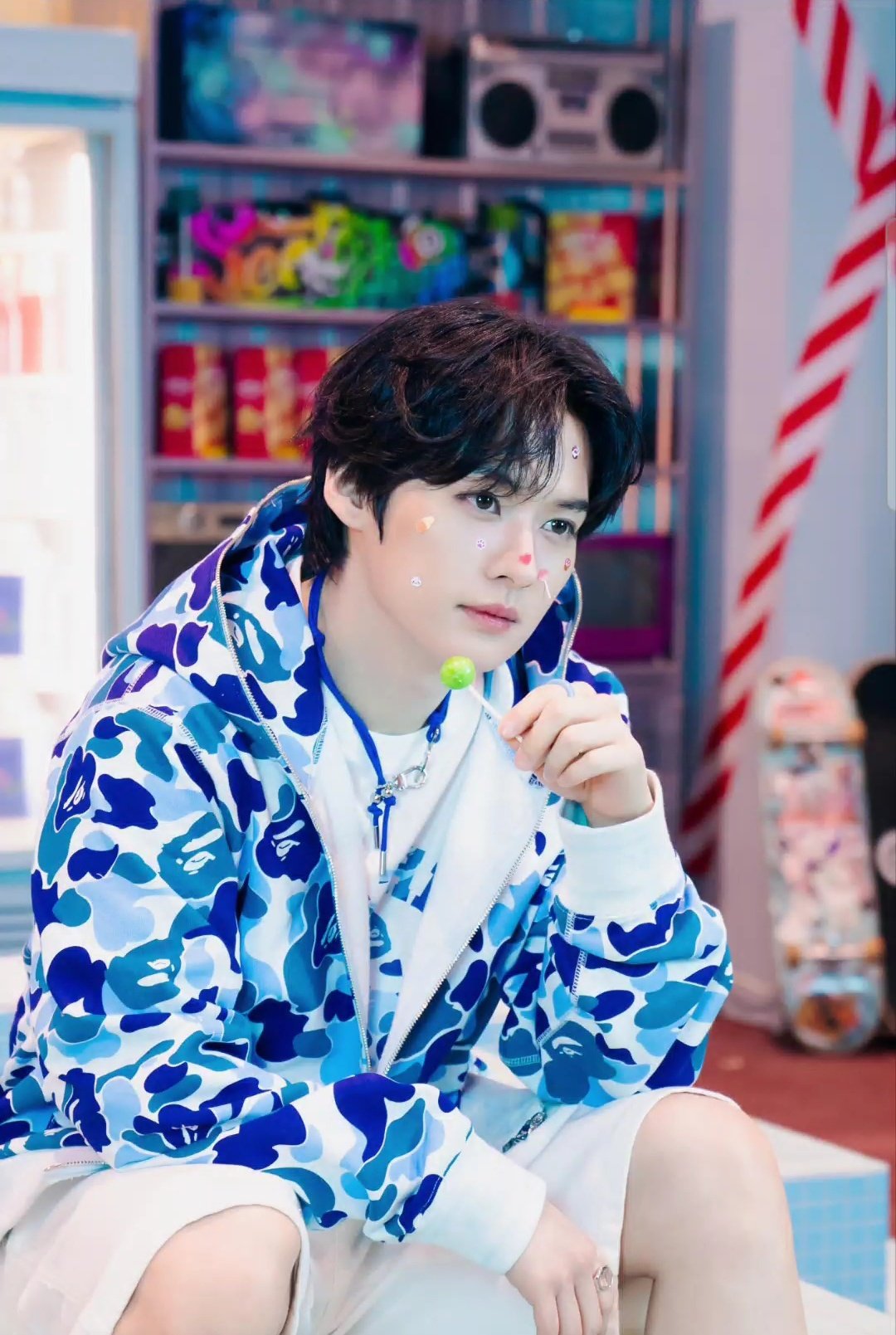 Recent activity shot of Lee Know (Stray Kids)