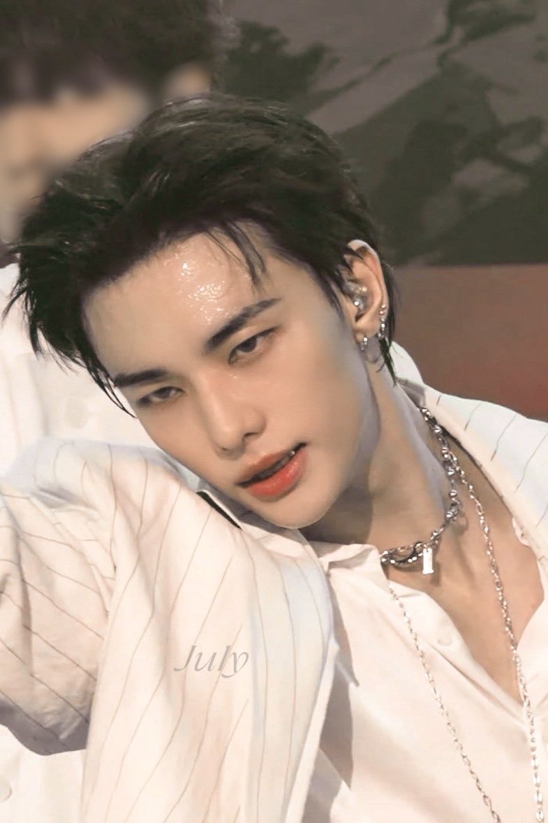 Recent activity shot of Hyunjin (Stray Kids)