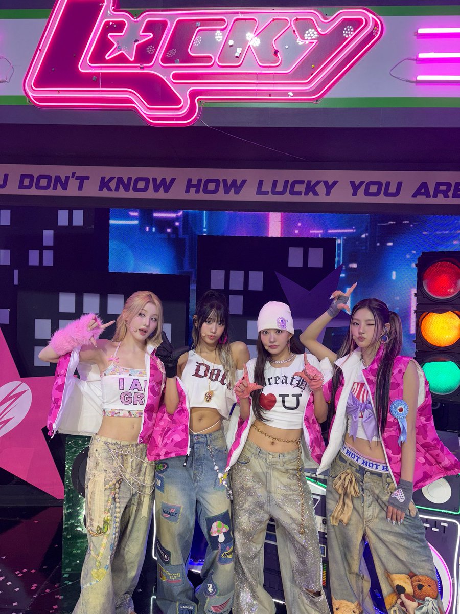 Recent activity shot of KISS OF LIFE