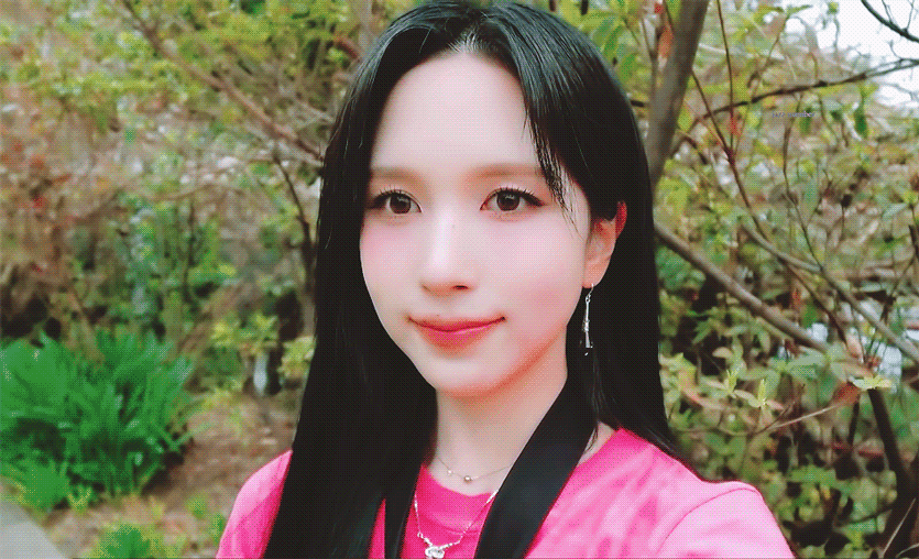 Recent activity shot of Mina (TWICE)