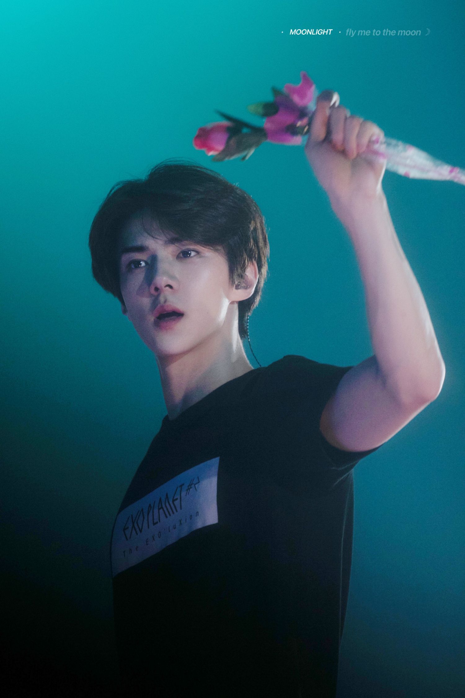 Recent activity shot of Sehun (EXO)