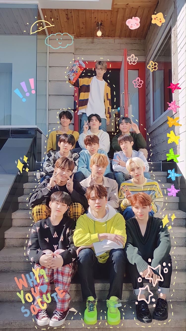 A moment captured by SEVENTEEN's fan