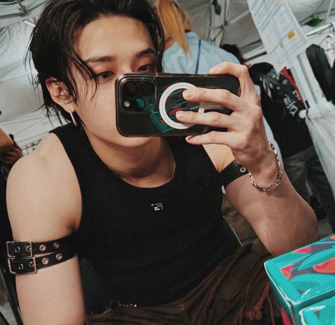 Recent activity shot of Bang Chan (Stray Kids)