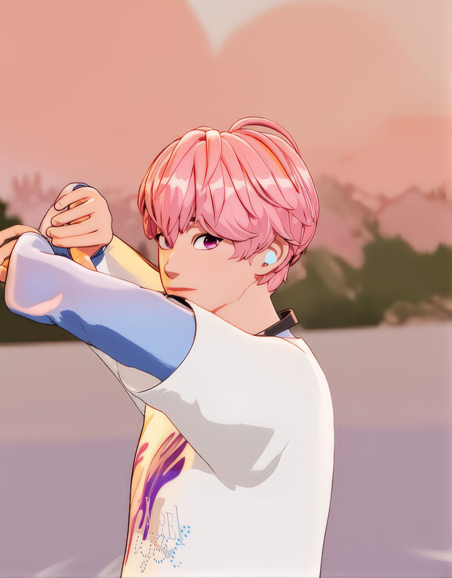 Foto terbaru Bamby (PLAVE)