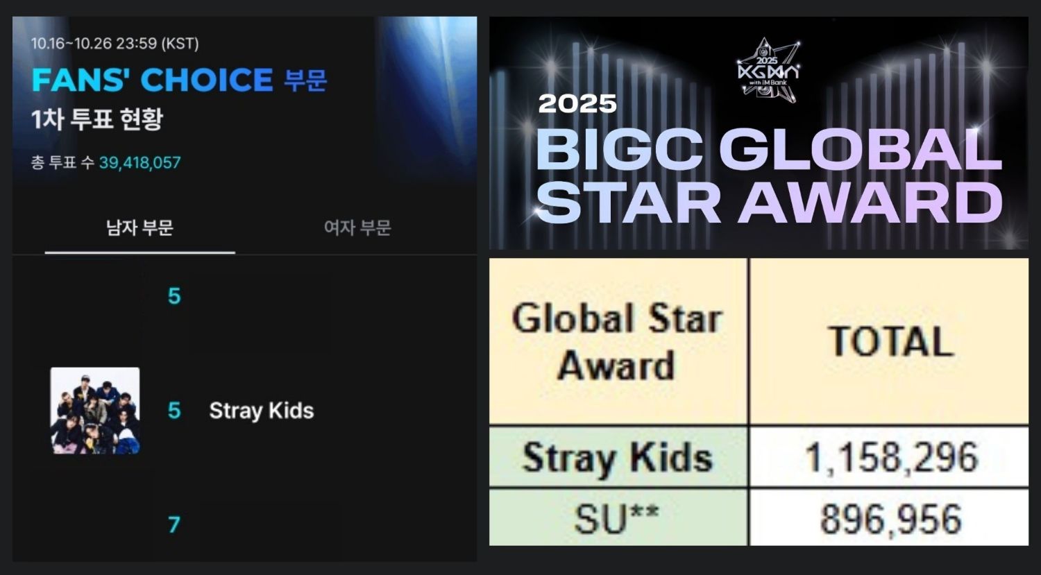 Recent activity shot of Stray Kids