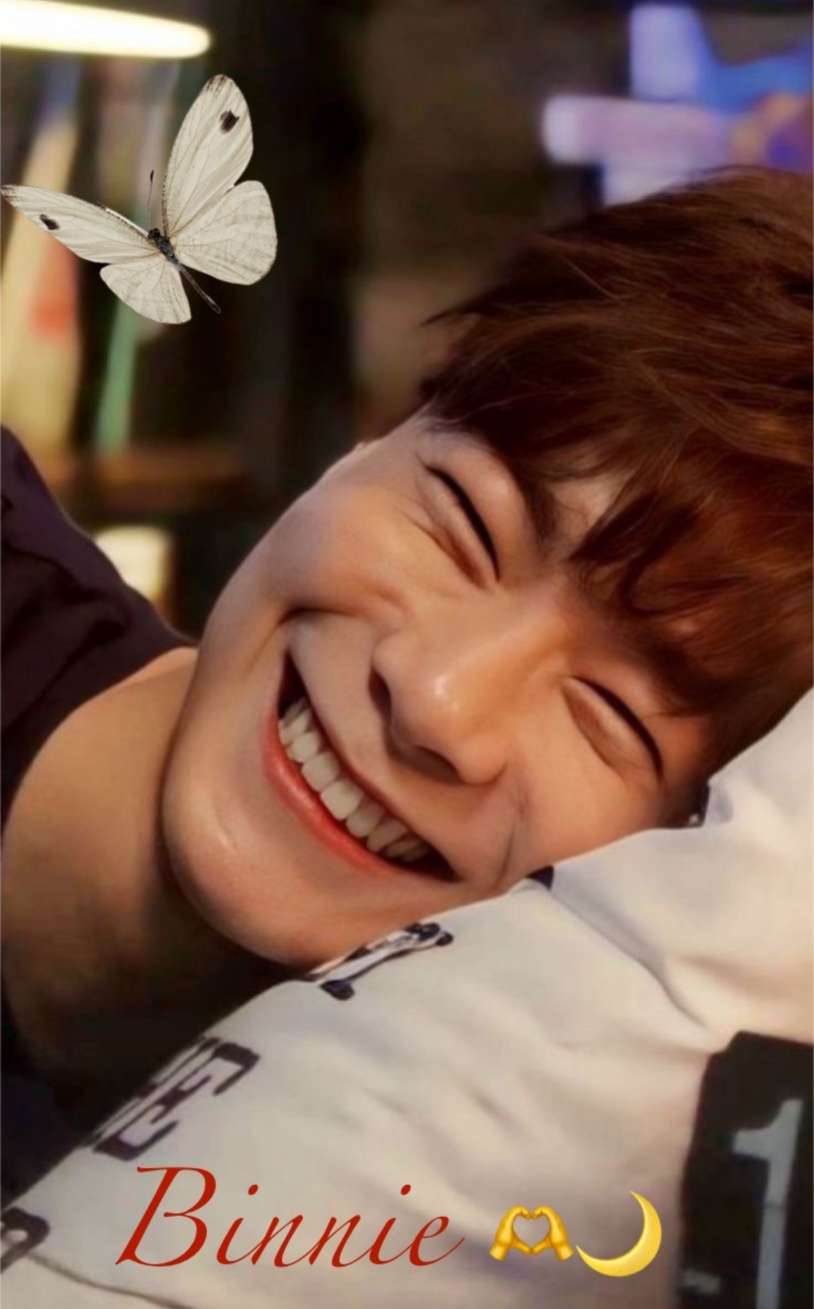 A moment captured by Moonbin (ASTRO)'s fan