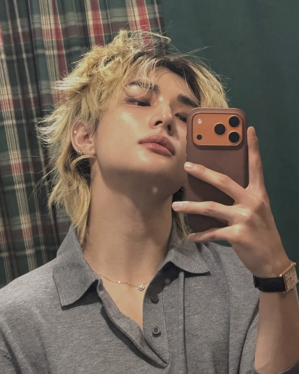 Recent activity shot of Hyunjin (Stray Kids)