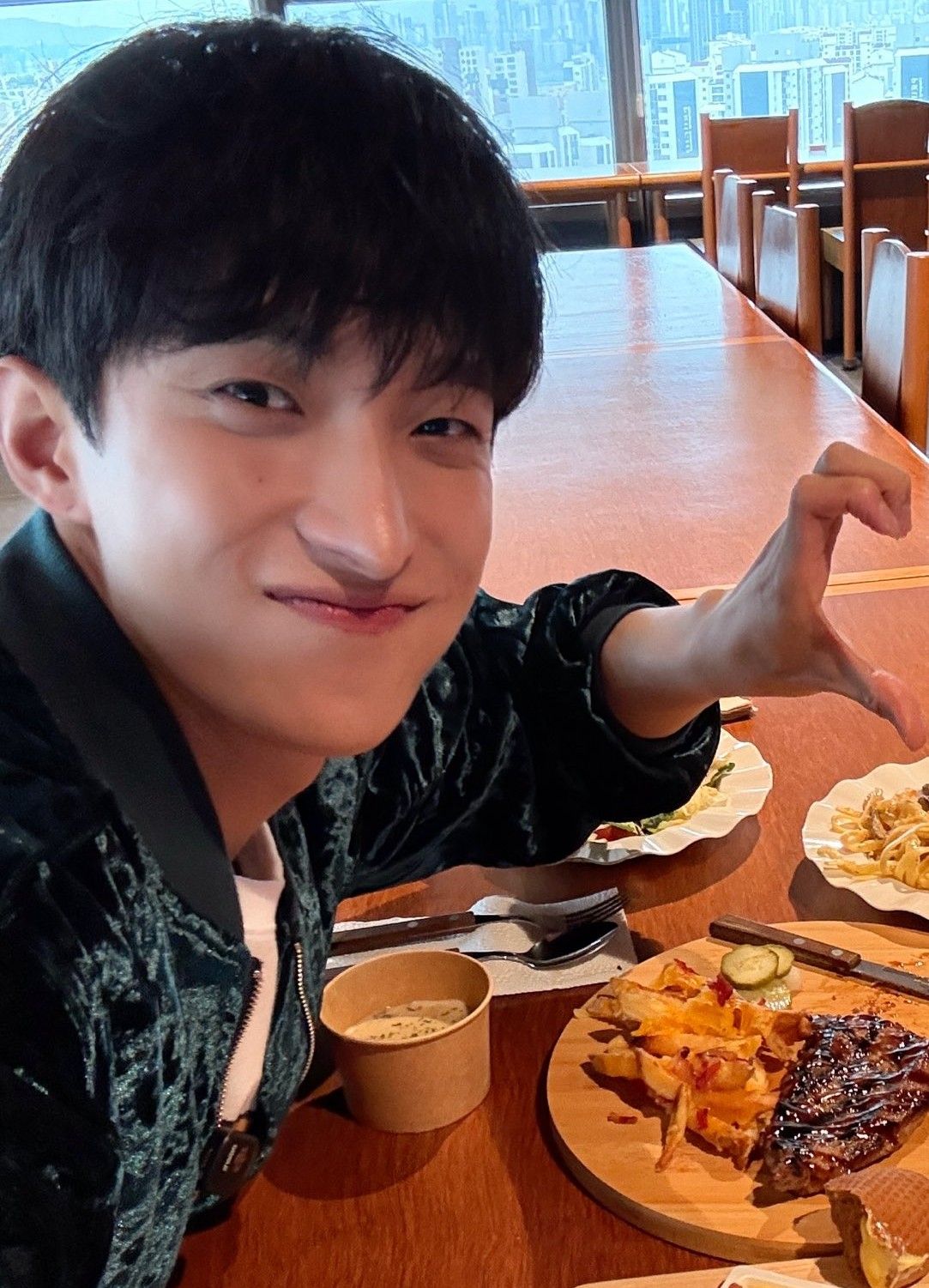 A moment captured by DK (SEVENTEEN)'s fan