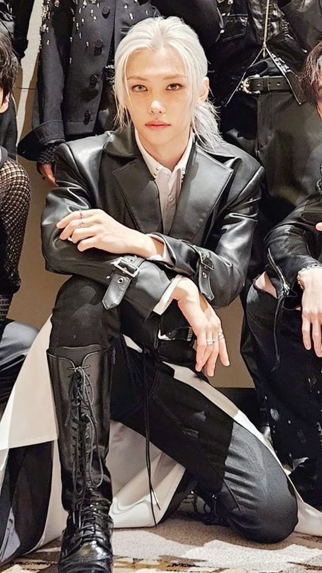 A moment captured by Stray Kids's fan