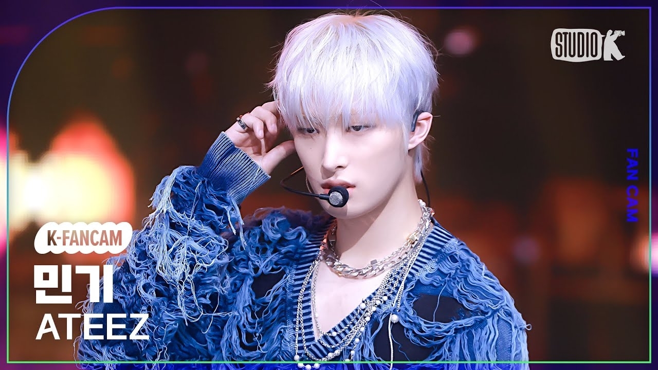 Recent activity shot of Mingi (ATEEZ)