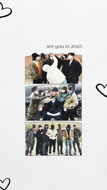 A heartfelt wallpaper shared by BTS's fans