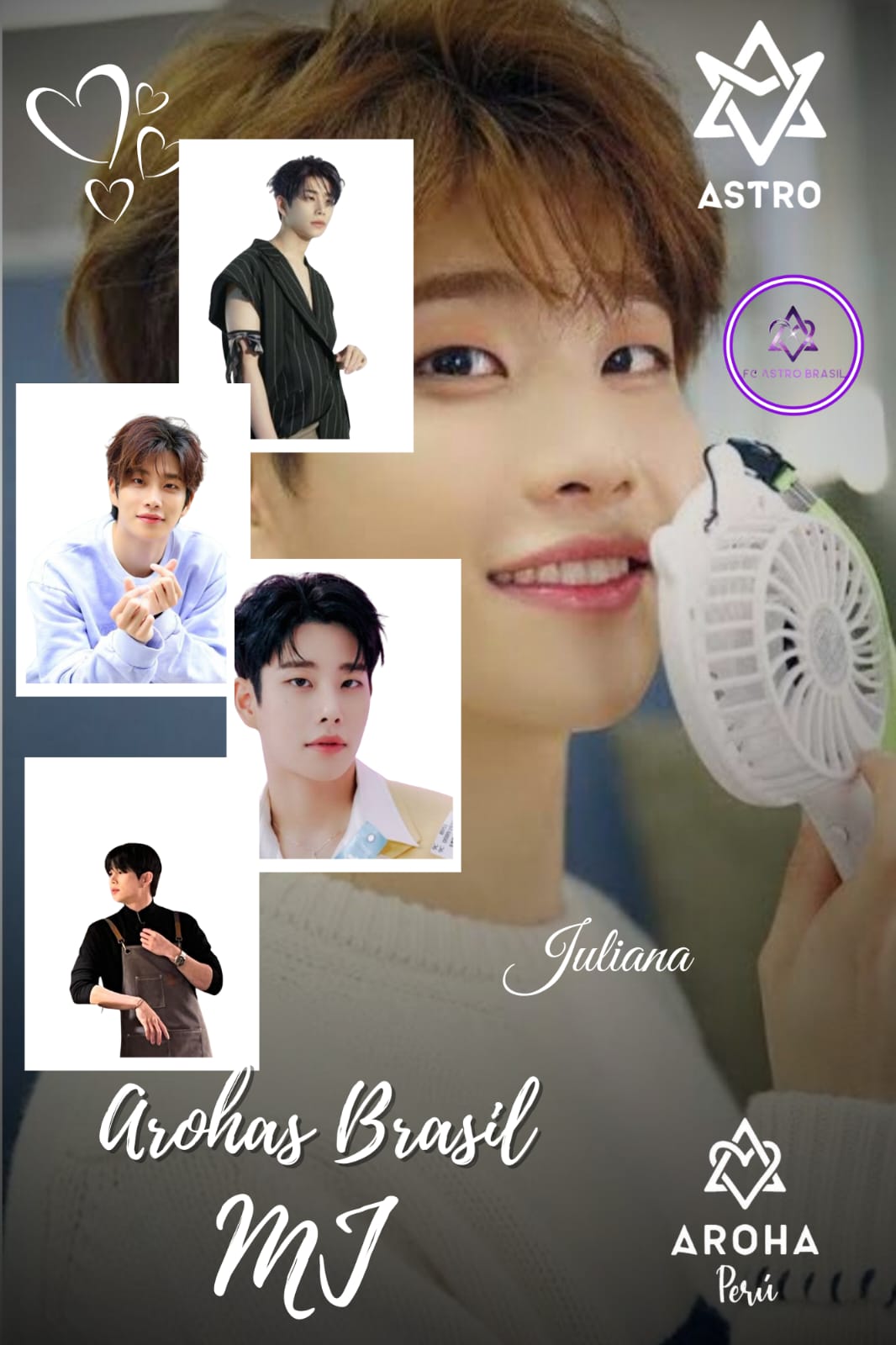 A moment captured by MJ (ASTRO)'s fan