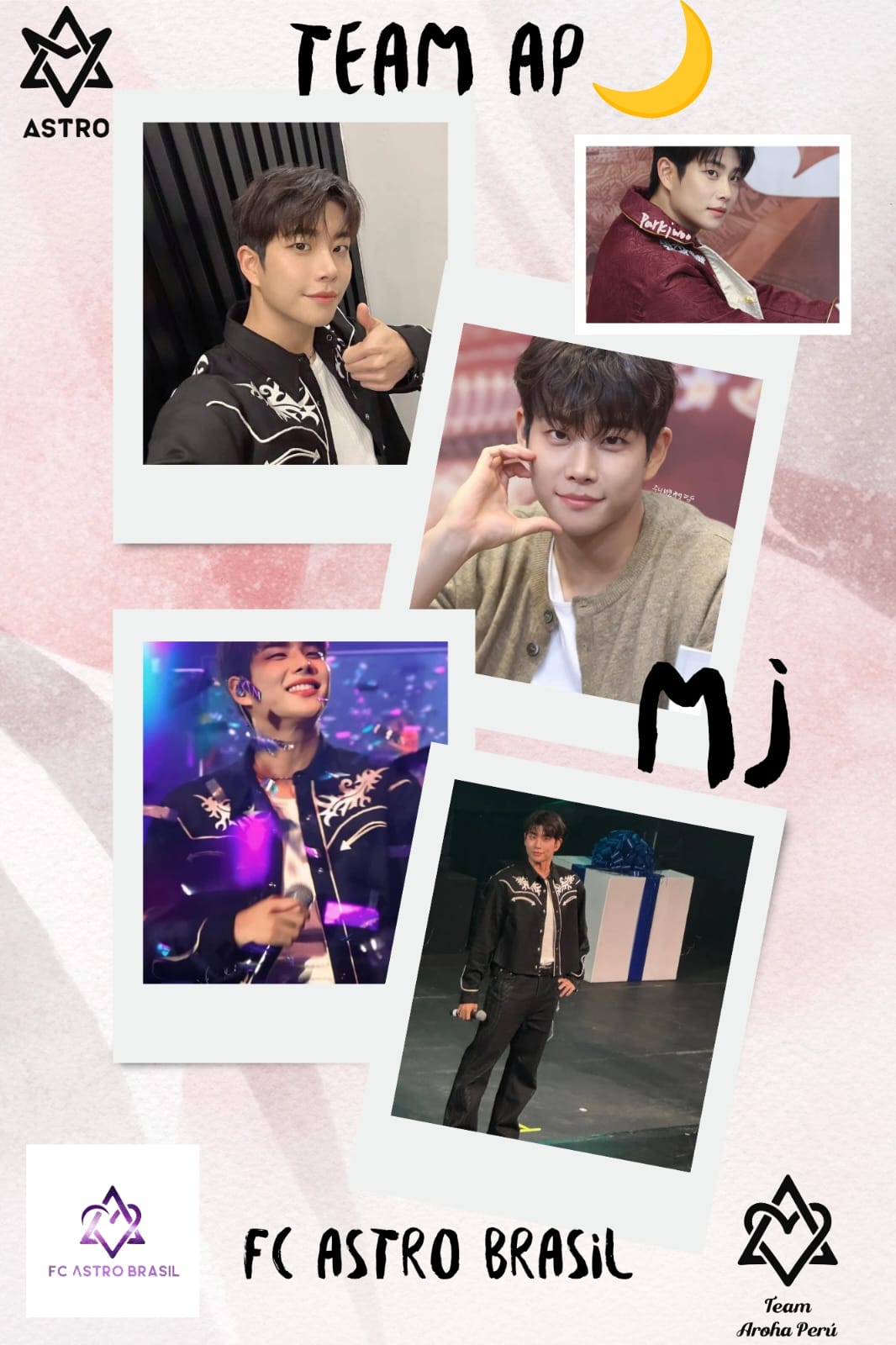 A moment captured by MJ (ASTRO)'s fan