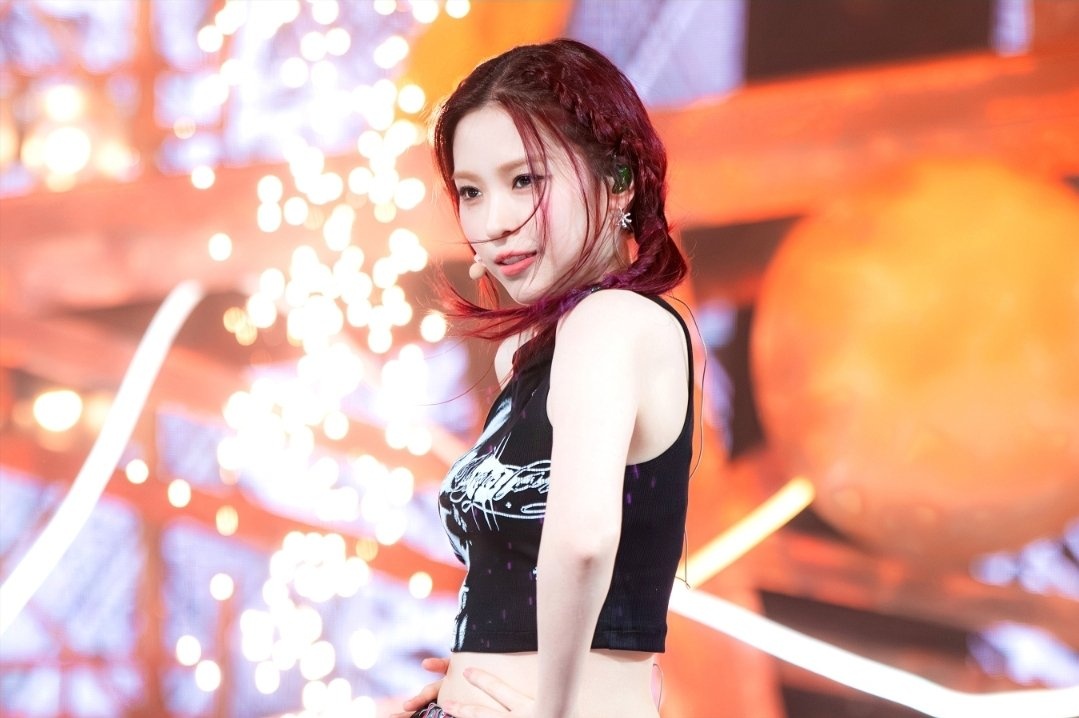A moment captured by Ryujin (ITZY)'s fan