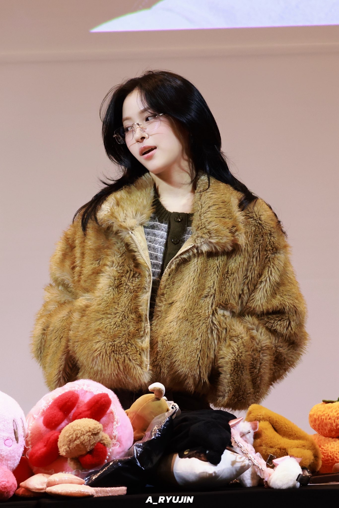 A moment captured by Ryujin (ITZY)'s fan