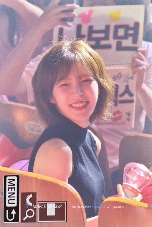 A moment captured by Wendy (Red Velvet)'s fan