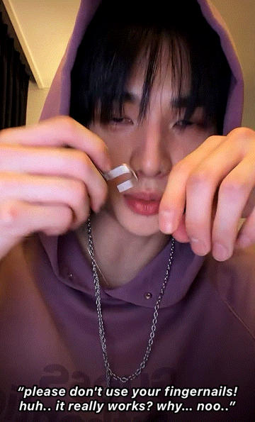 Recent activity shot of Hyunjin (Stray Kids)