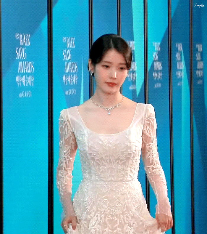 A moment captured by IU's fan
