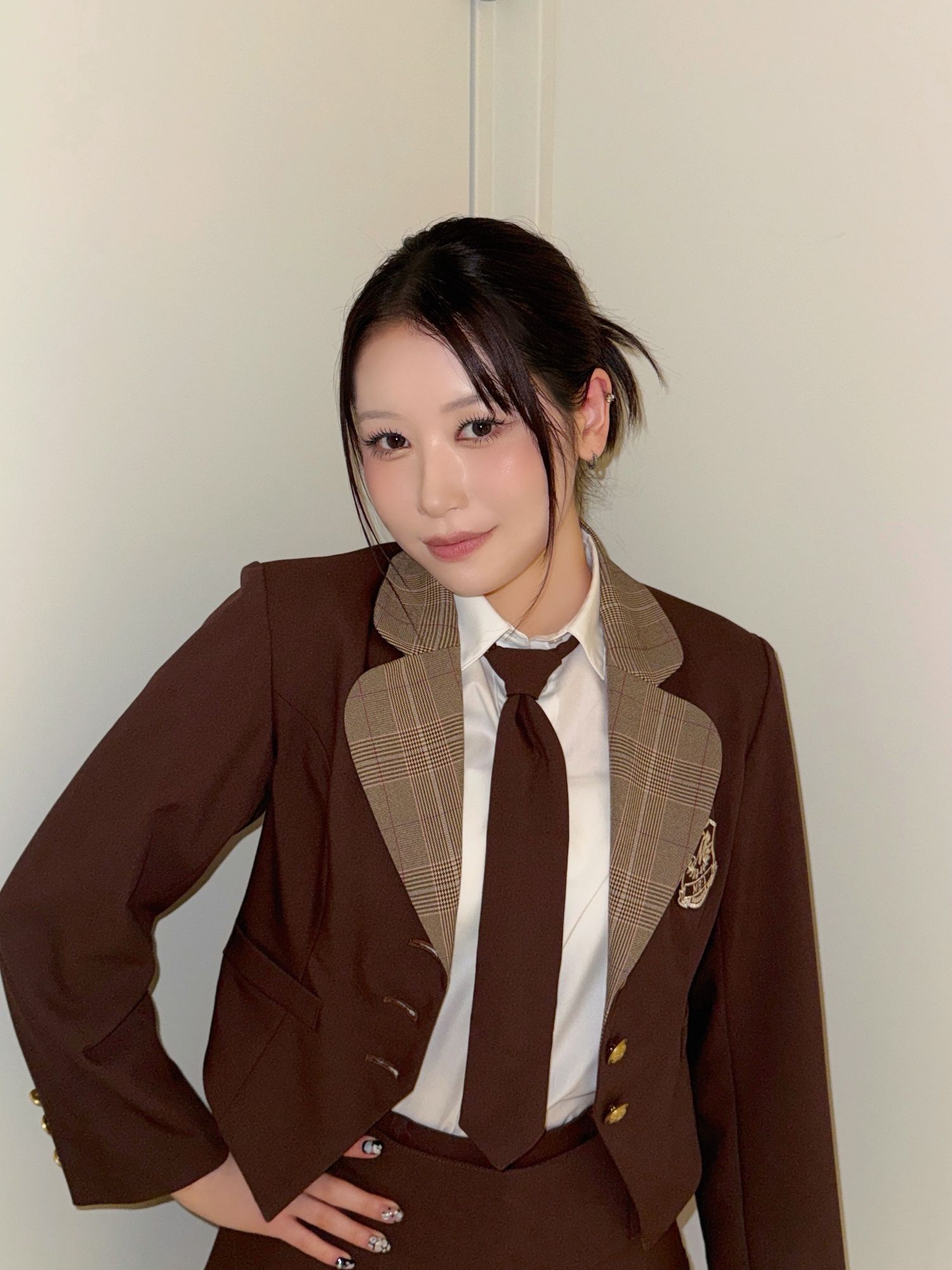 A moment captured by Kasahara Momona (ME:I)'s fan