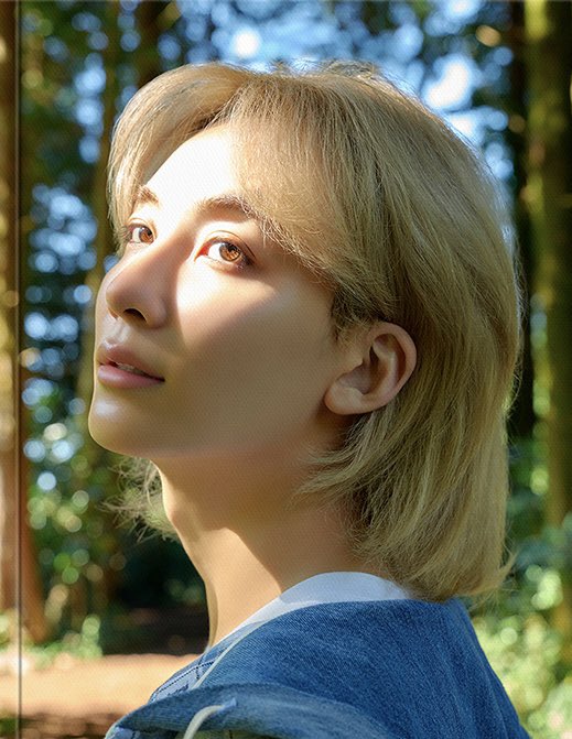 A moment captured by Jeonghan (SEVENTEEN)'s fan