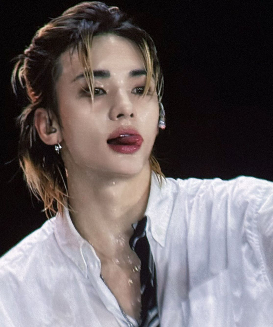 A moment captured by Hyunjin (Stray Kids)'s fan