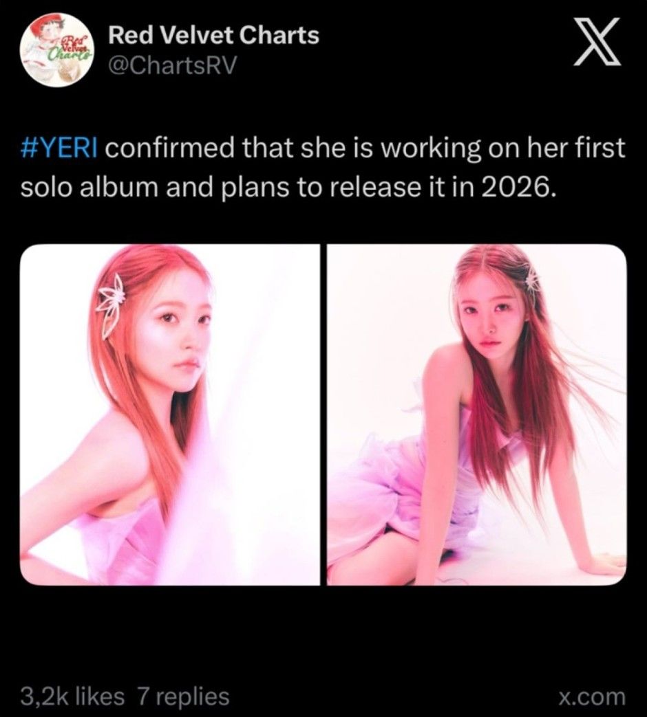 Foto aktivitas terbaru Yeri (Red Velvet)